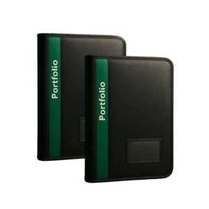 Green PU Leather A4 File Folder | Buy One Get One Free