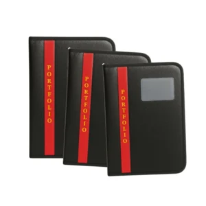 Red PU Leather A4 File Folder | Pack of 3